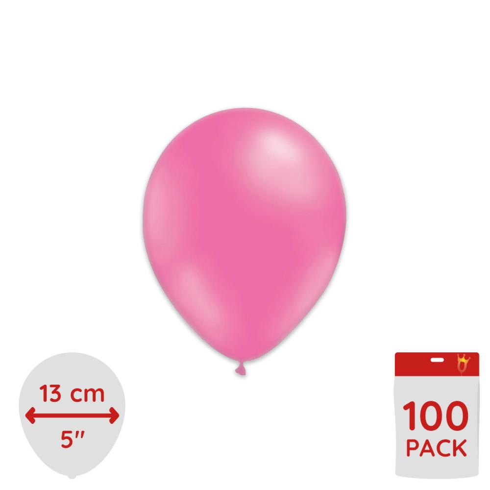 Latexballonger - Rosa 13 cm 100-pack
