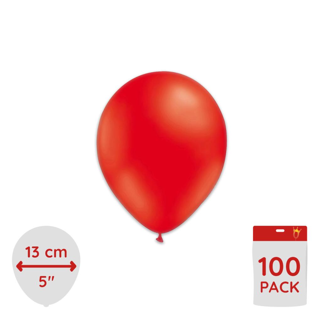 Latexballonger - Röda 13 cm 100-pack