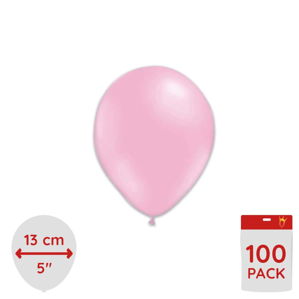 Latexballonger - Neonrosa 13 cm 100-pack
