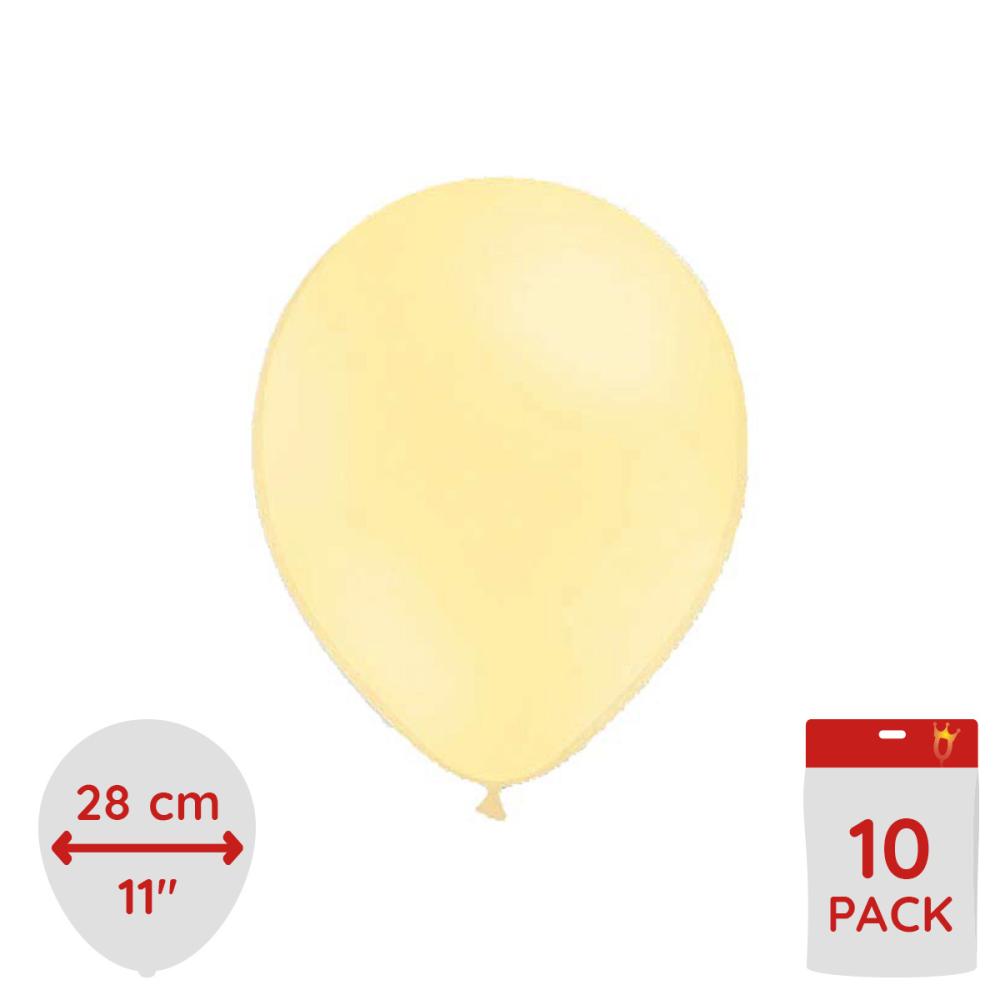 Latexballonger - Elfenben 10-pack