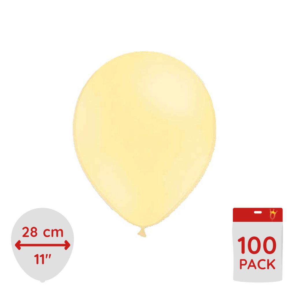 Latexballonger - Elfenben 100-pack