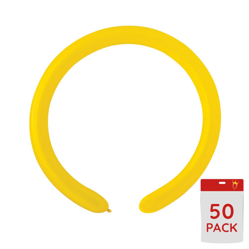 Modellballonger 260 - Gula 50-pack