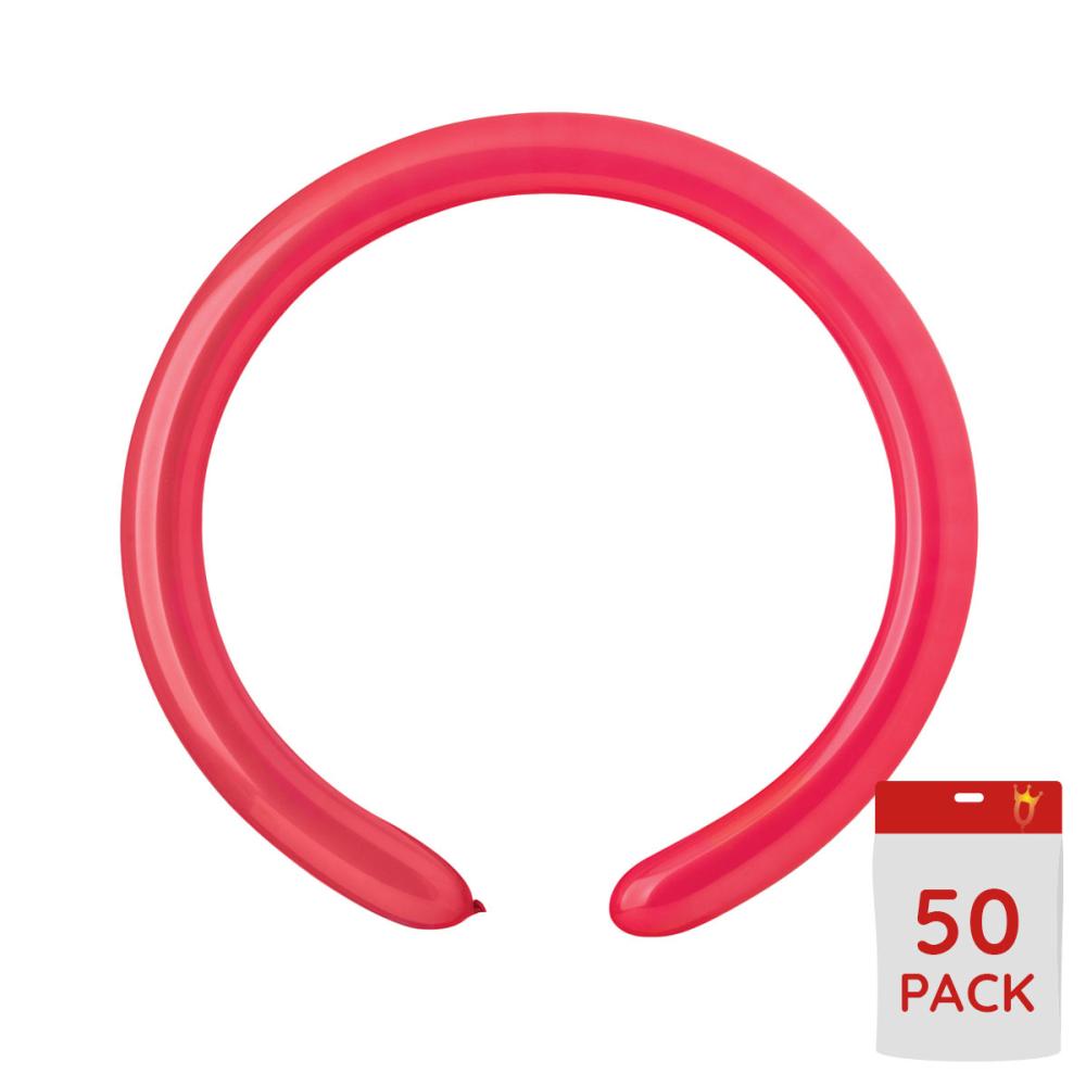 Modellballonger 260 - Röda 50-pack