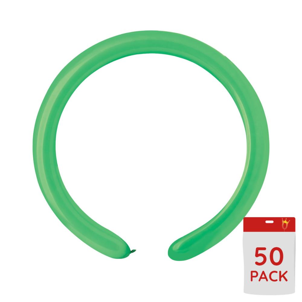Modellballonger 260 - Gröna 50-pack
