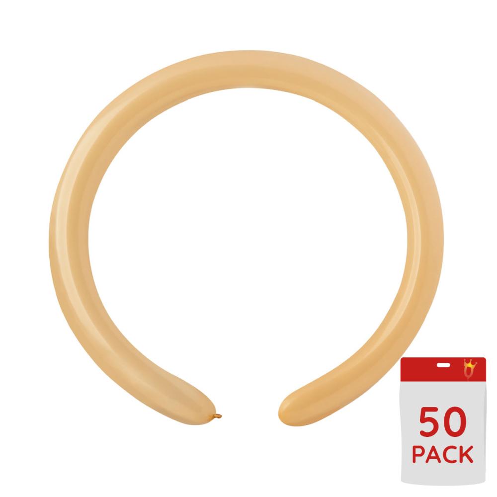 Modellballonger 260 - Blush 50-pack