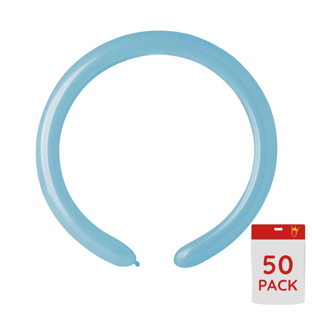Modellballonger 260 - Babyblå 50-pack