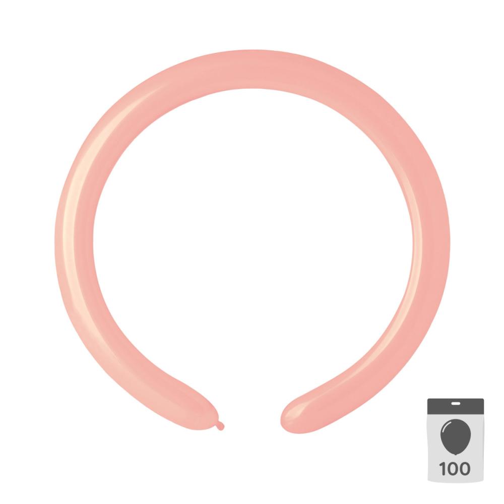 Modellballonger 260 - Babyrosa 100-pack