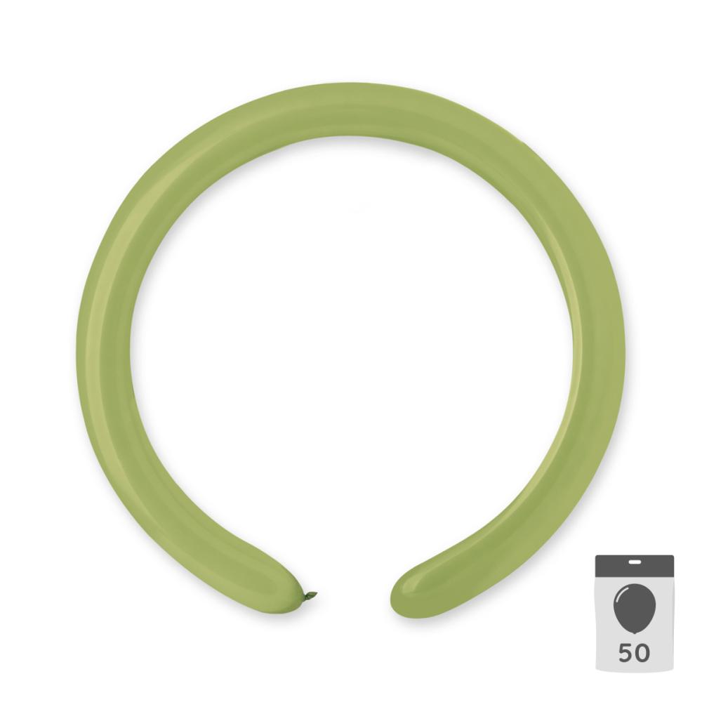 Modellballonger 260 - Olive 50-pack