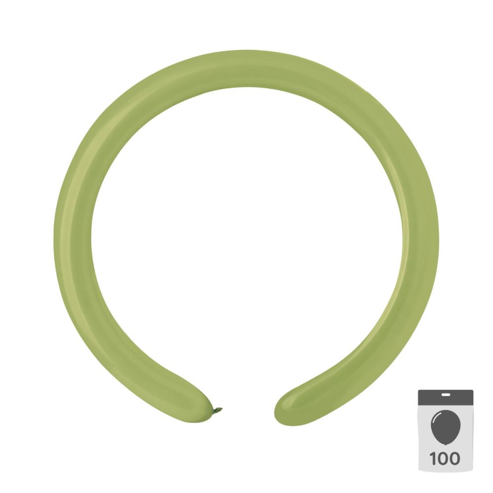 Modellballonger 260 - Olive 100-pack