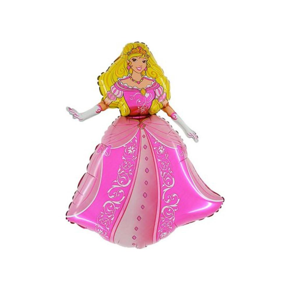 Folieballong Mini - Princess Fuxia mini 35 cm