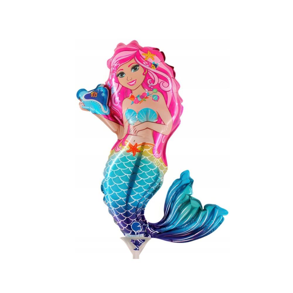 Folieballong Mini - Mermaid mini 35 cm
