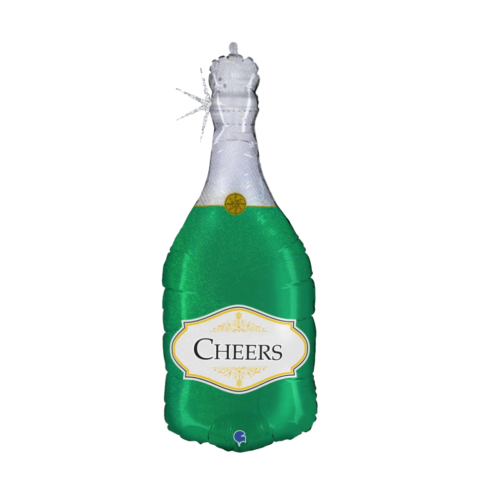 Folieballong - Champagneflaska Cheers 91 cm
