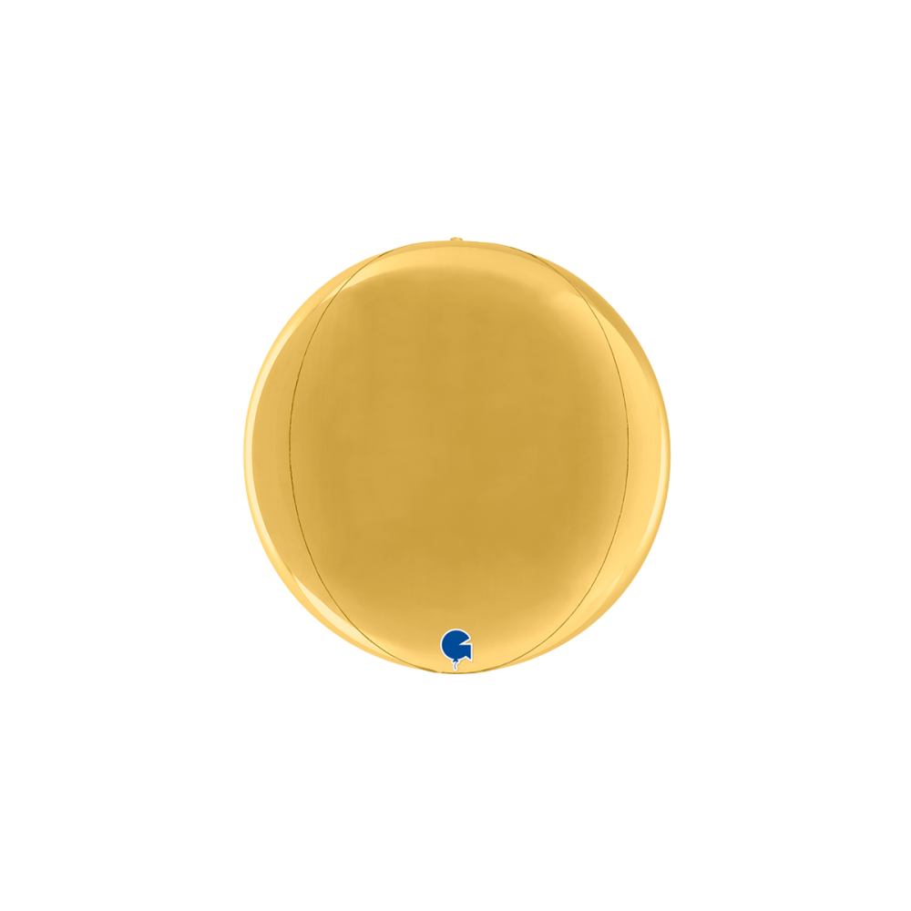 Folieballong - Globe Gold 29 cm