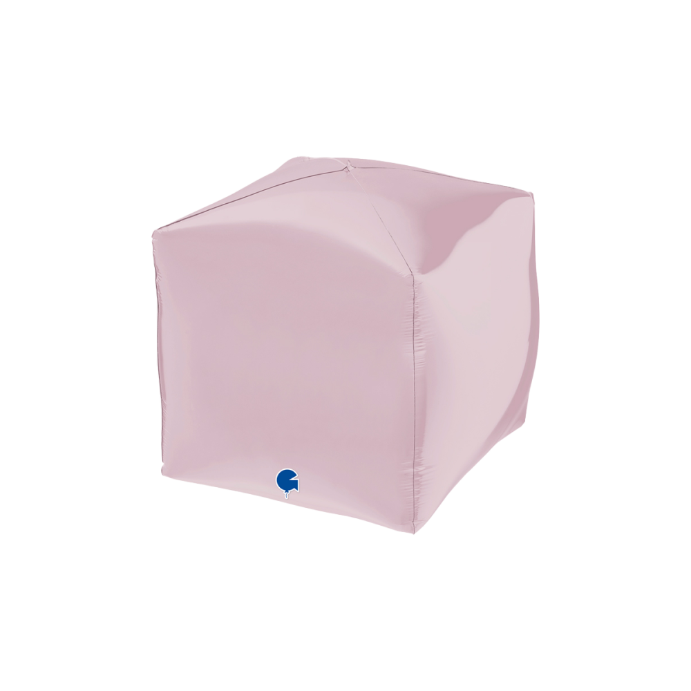 Folieballong - Square Pastellrosa 38 cm