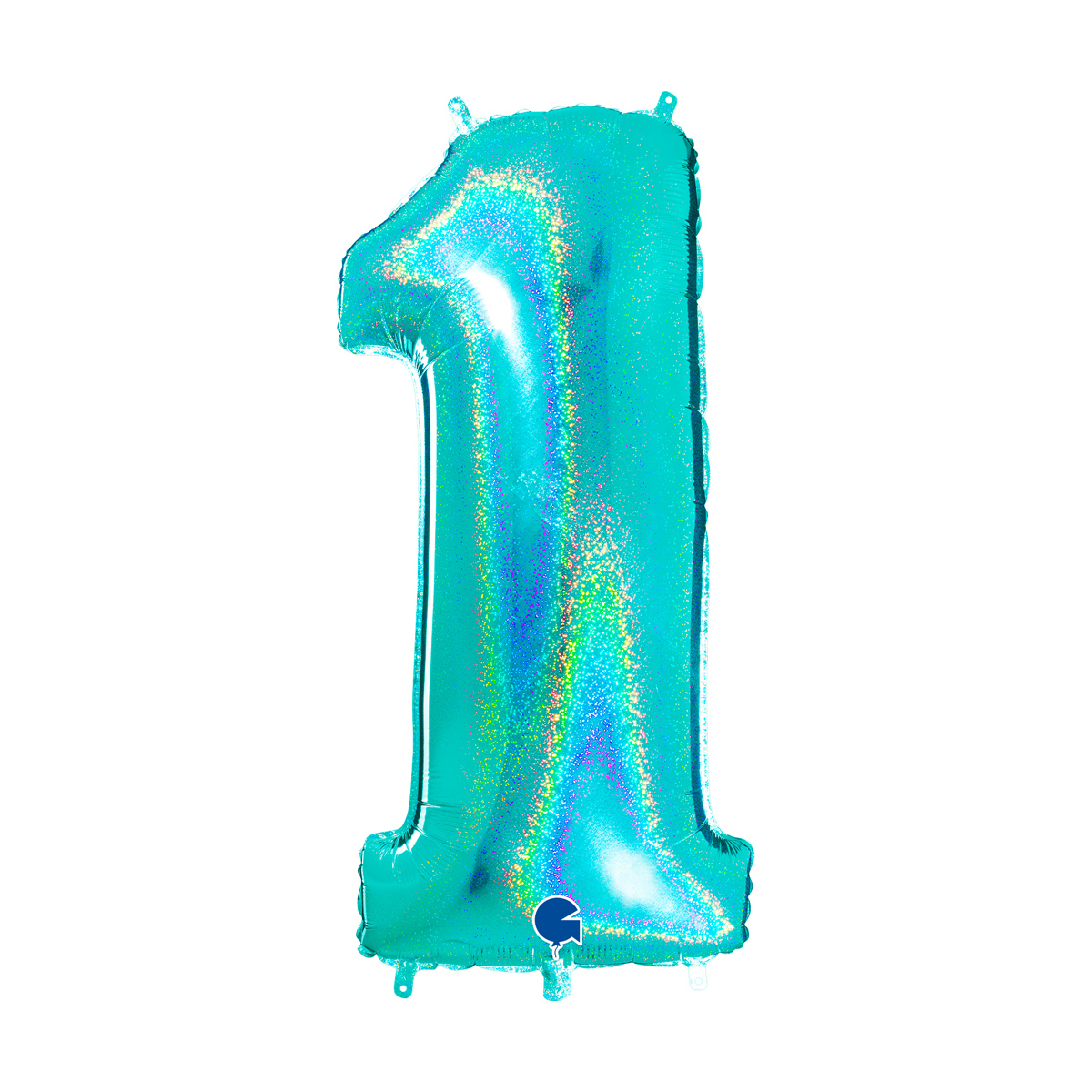 Ballongsiffra - Ett Glitter Tiffany 100 cm