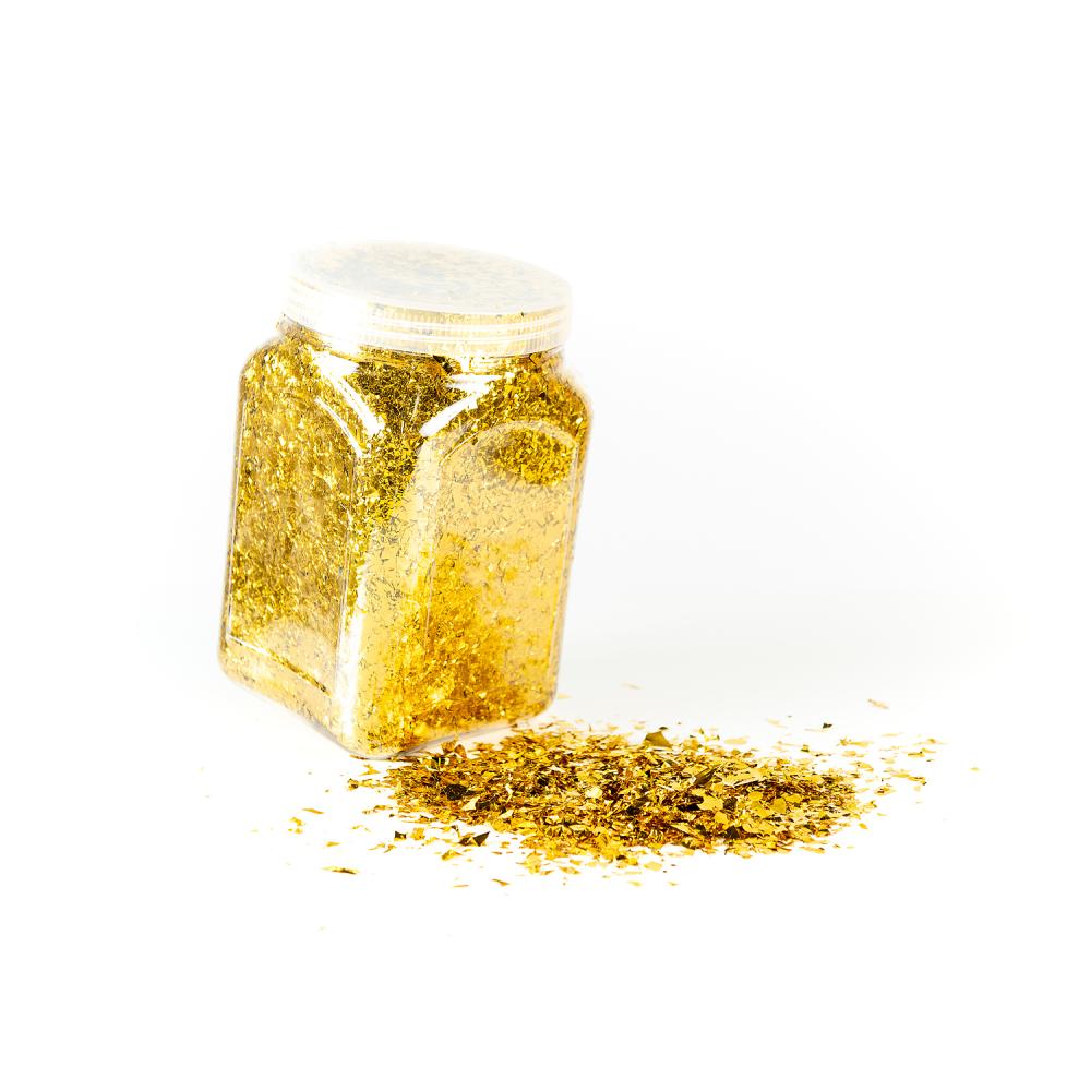 Ballongkonfetti - Flitter Guld 0,5 kg