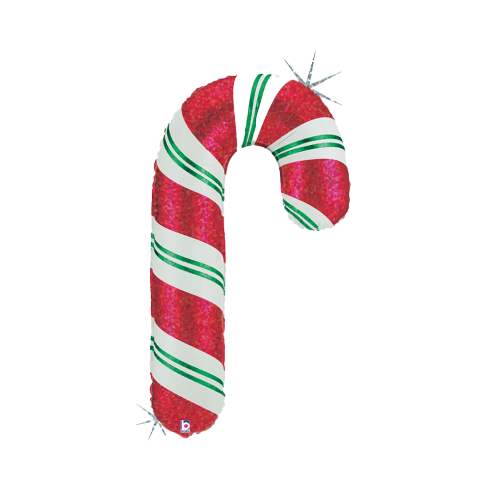 Folieballong - Candy Cane 104 cm