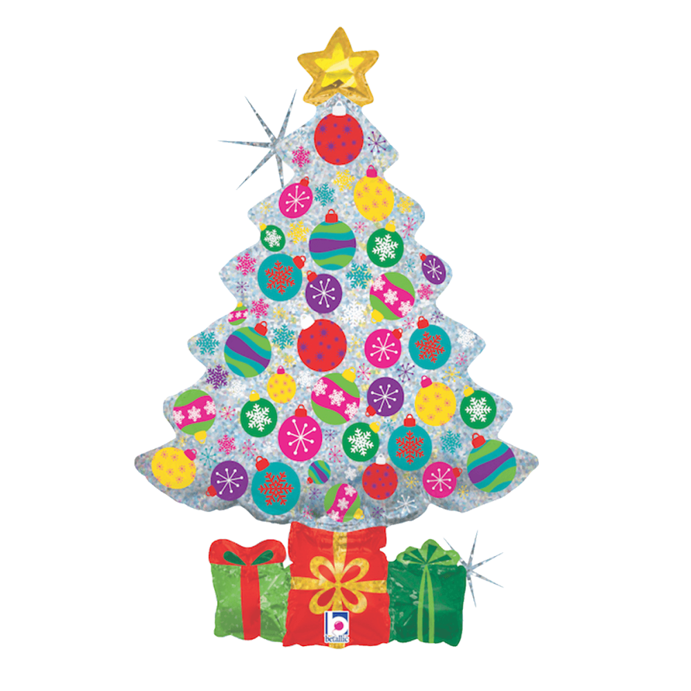 Folieballong - Sparkling Ornament Tree 99 cm