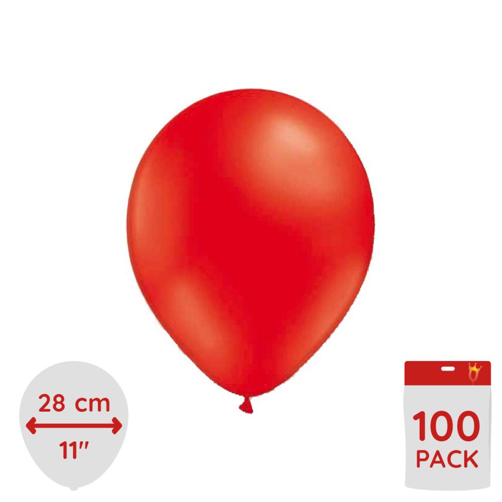 Latexballonger - Röda 100-pack