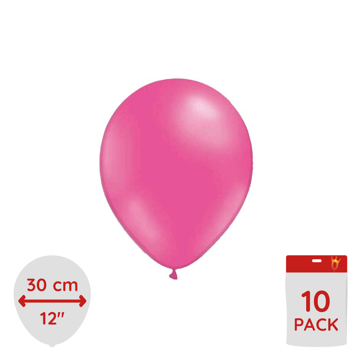 Latexballonger - Rosa 10-pack