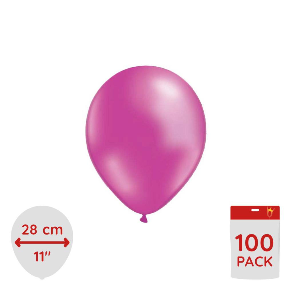 Latexballonger - Magenta 100-pack