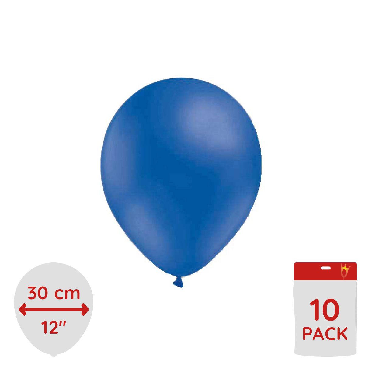 Latexballonger - Blå 10-pack