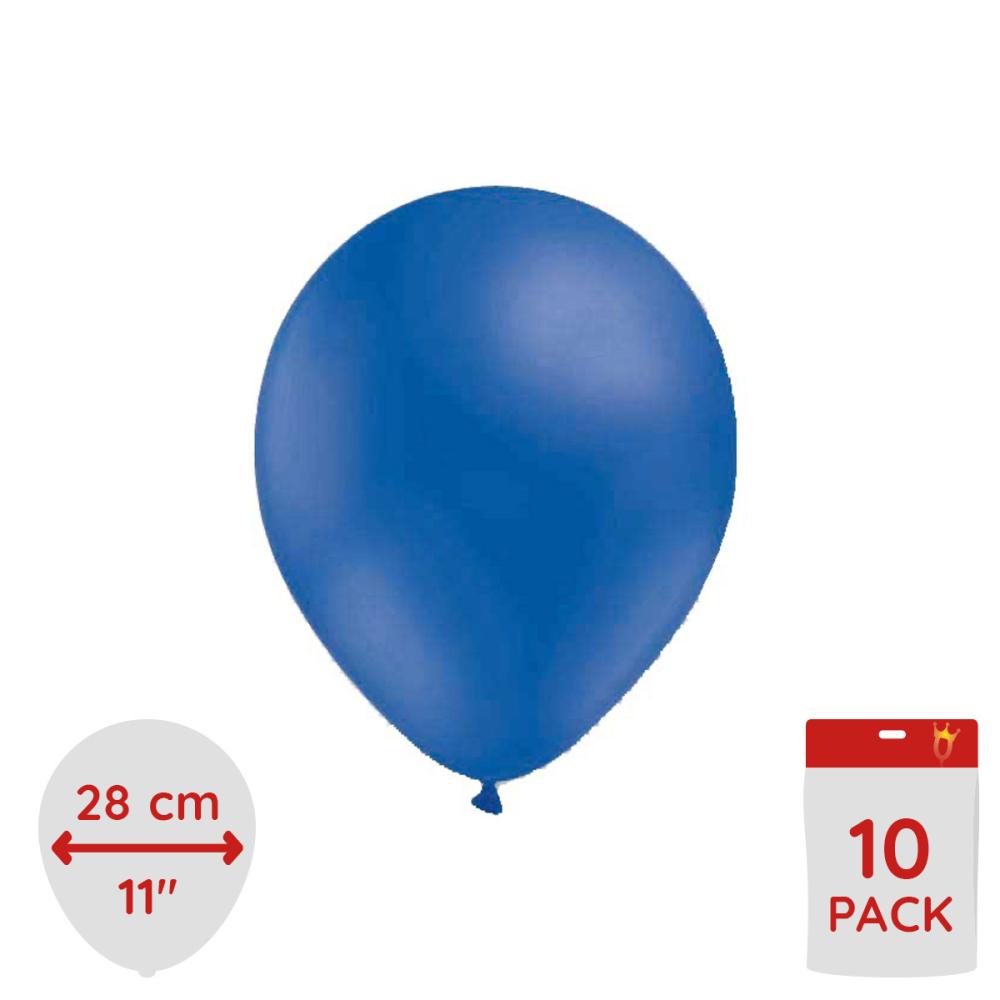 Latexballonger - Blå 10-pack
