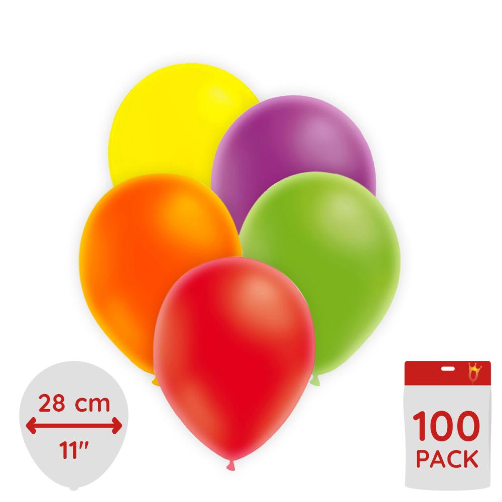 Latexballonger - Neon Assortment 100-pack