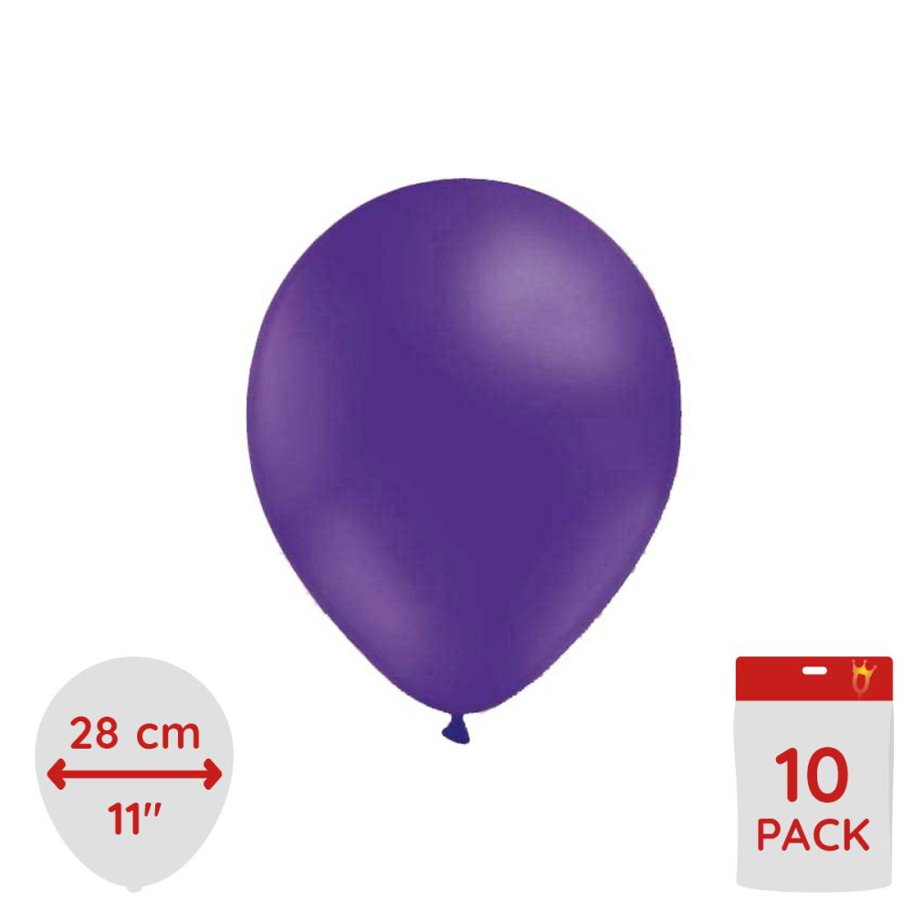 Latexballonger - Lila 10-pack