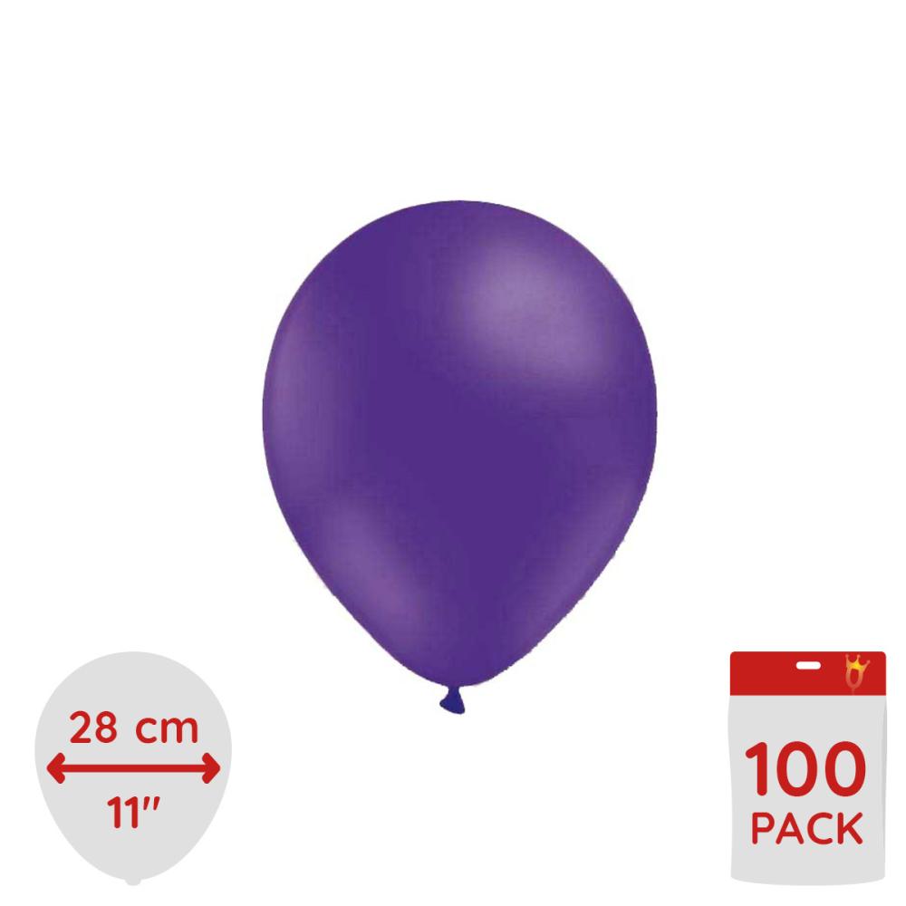 Latexballonger - Lila 100-pack