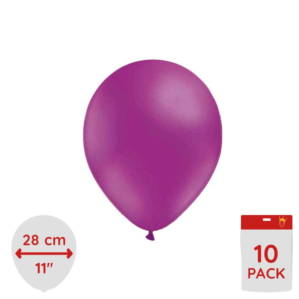 Latexballonger - Ljuslila 10-pack