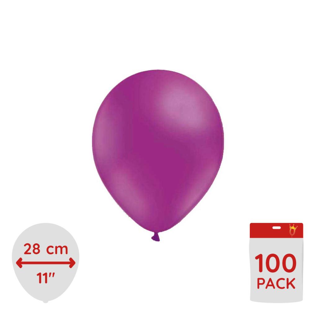 Latexballonger - Ljuslila 100-pack