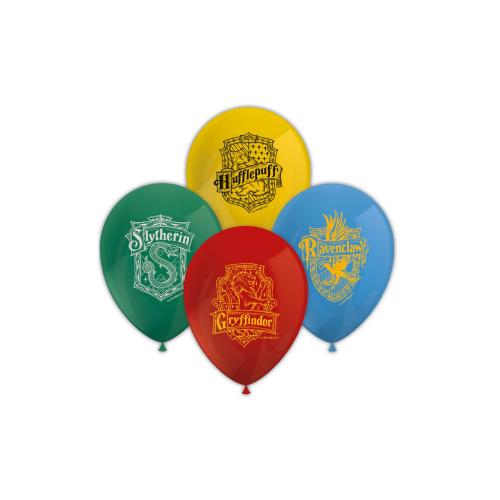 Latexballonger - Harry Potter Hogwarts Houses 8-pack