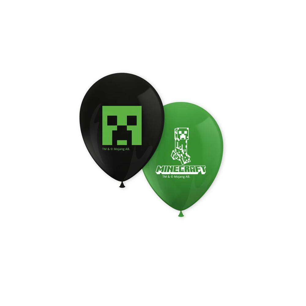 Latexballonger - Minecraft 8-pack