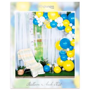 Balloon Arch Kit - Gul & Blå
