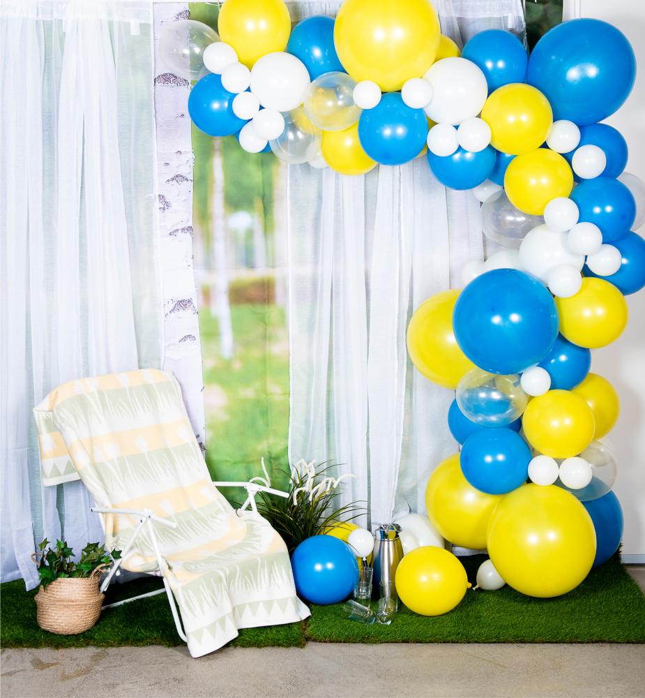 Balloon Arch Kit - Gul & Blå