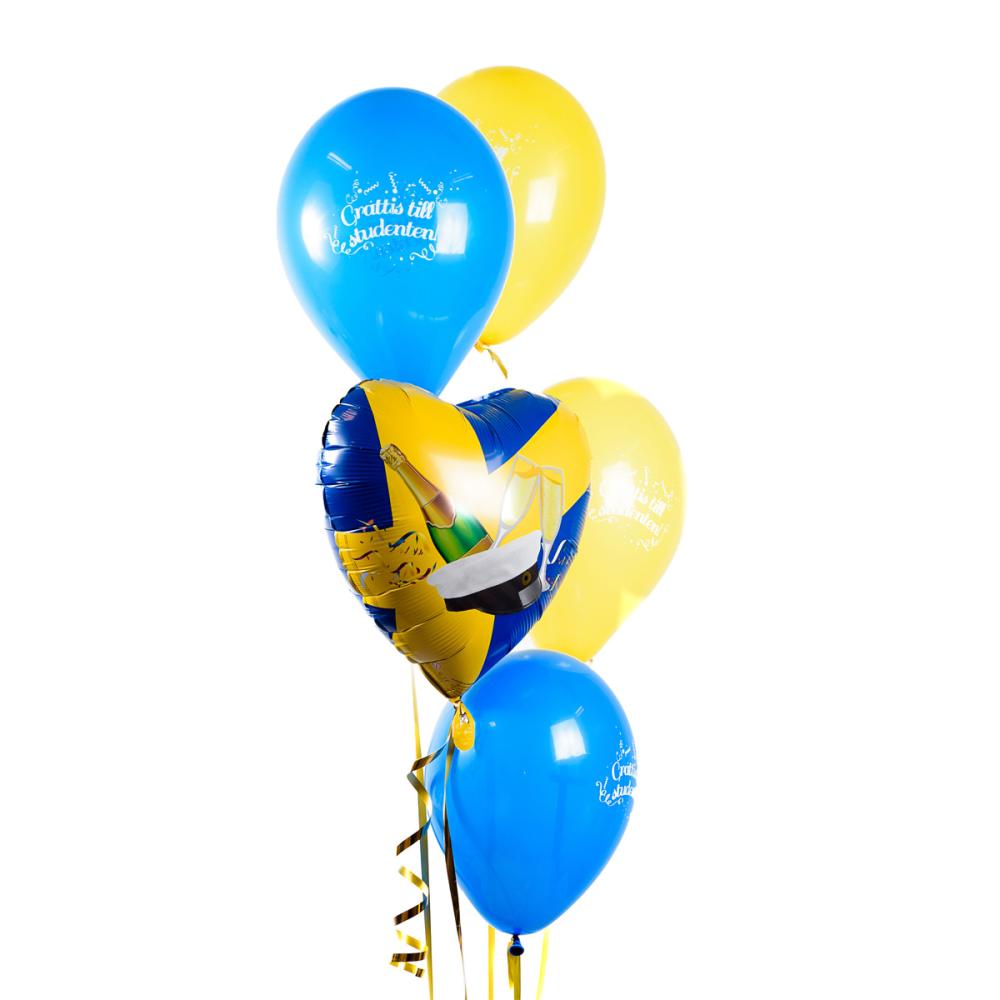 Ballongbukett - Grattis till Studenten!