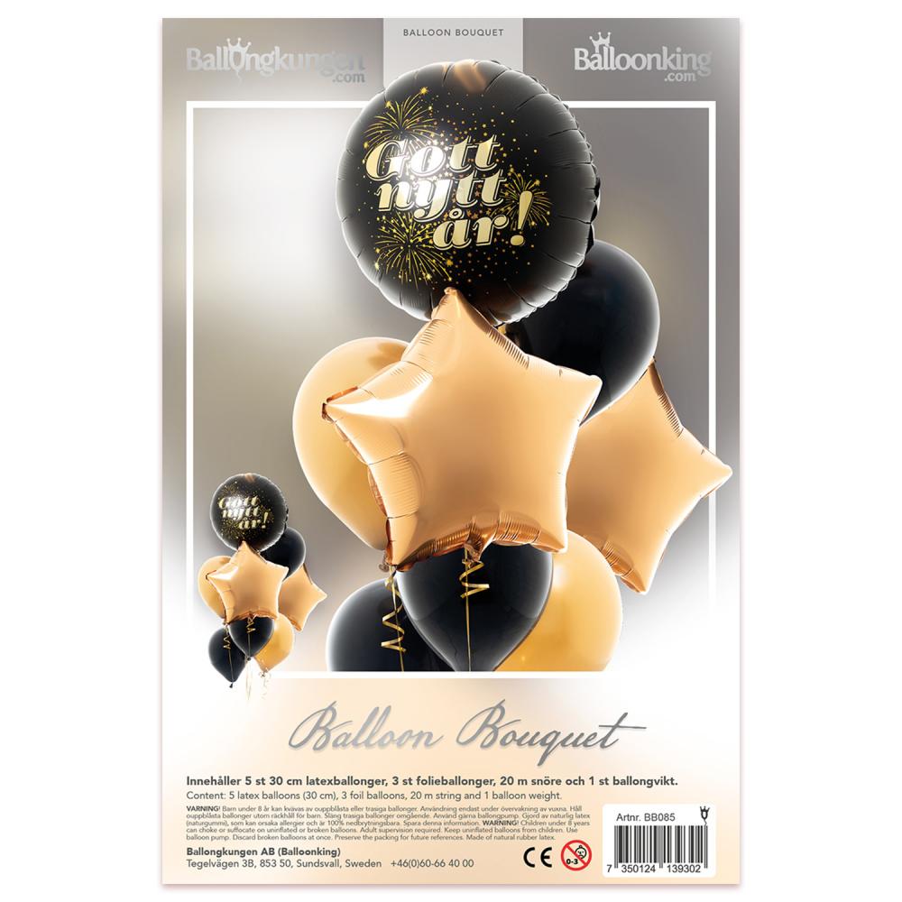 Ballongbukett - Gott Nytt År!