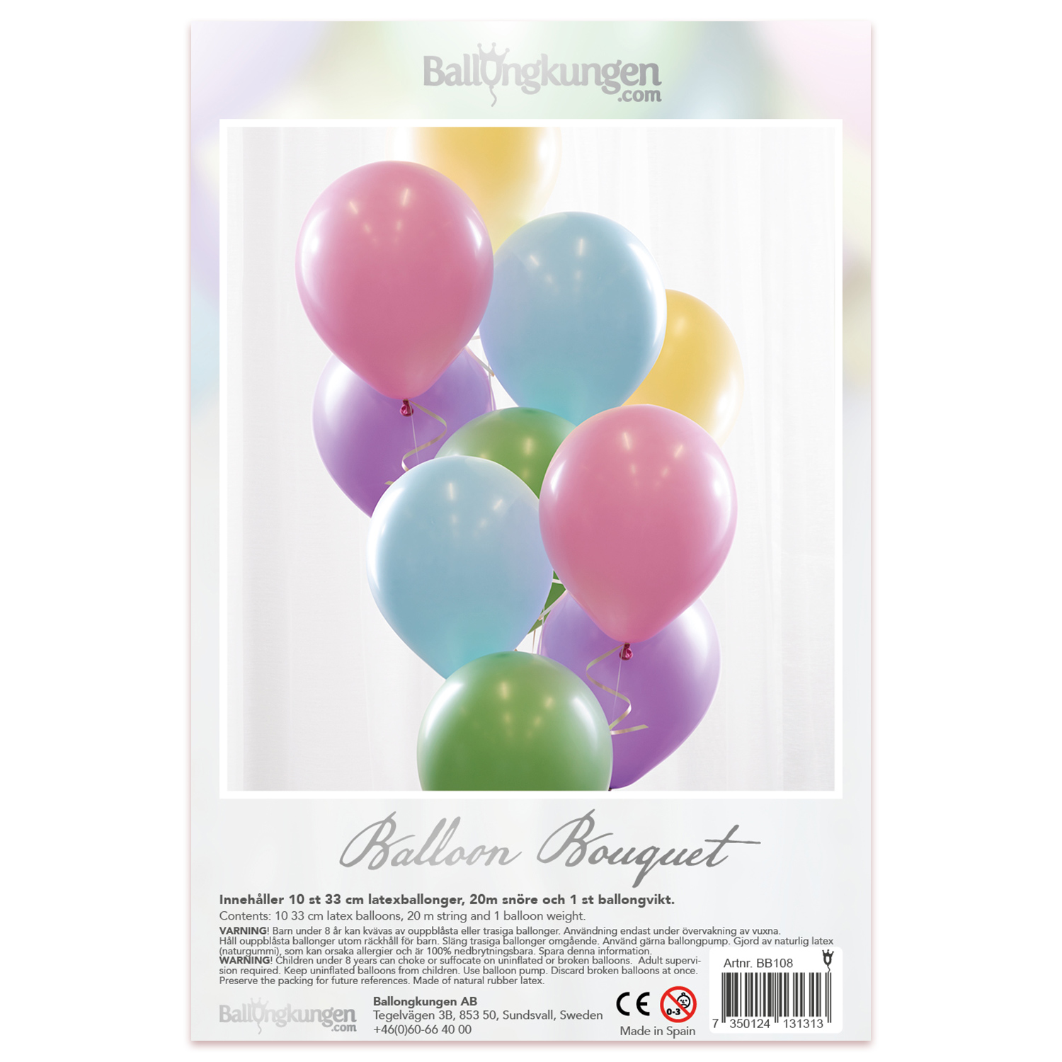 Balloon Bouquet - Pastel