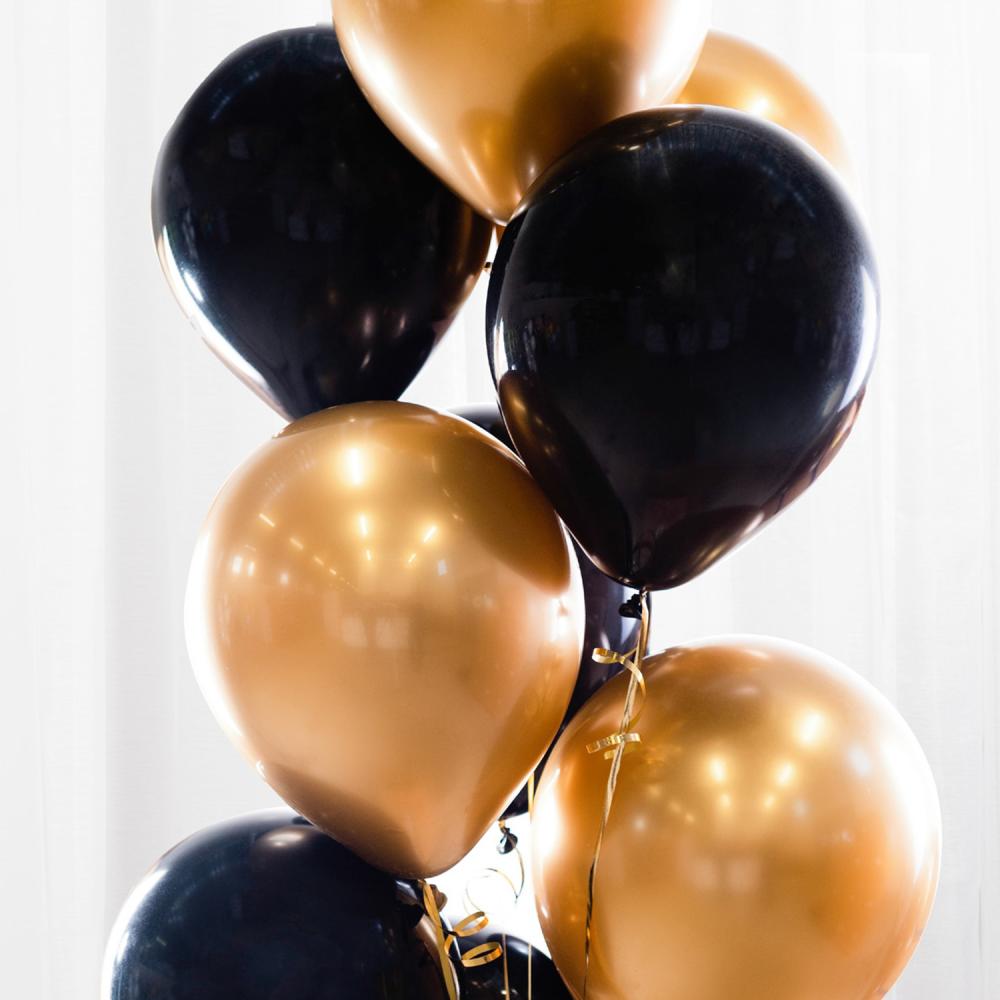 Balloon Bouquet Kit - Black & Gold