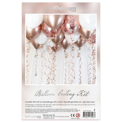 Balloon Ceiling Kit - Rose Gold