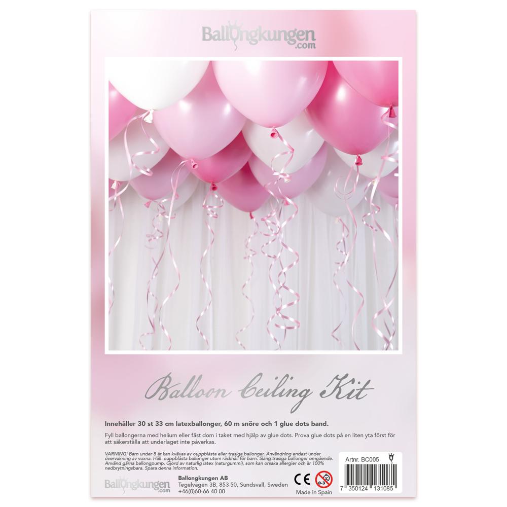 Balloon Ceiling Kit - Baby Pink