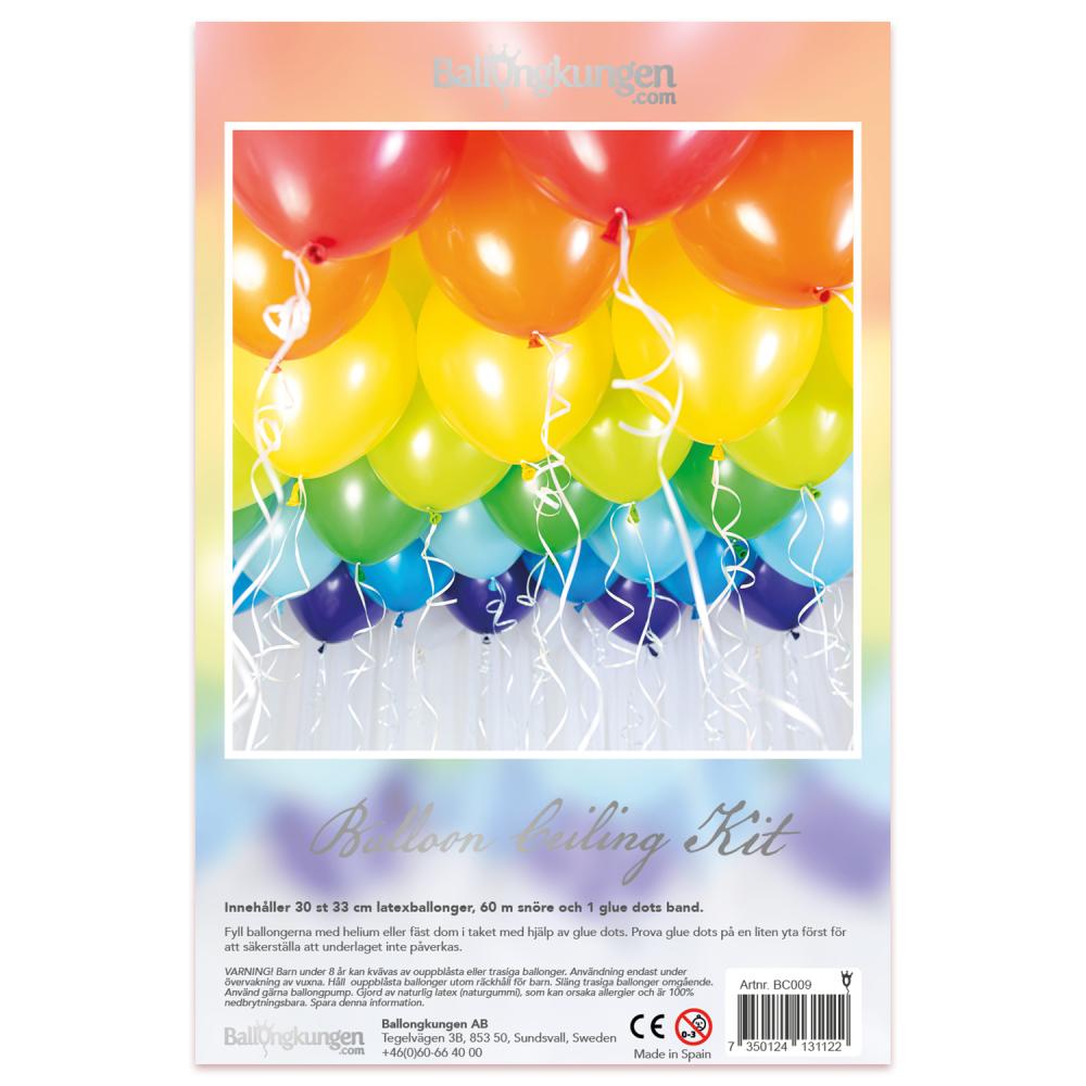 Balloon Ceiling Kit - Rainbow