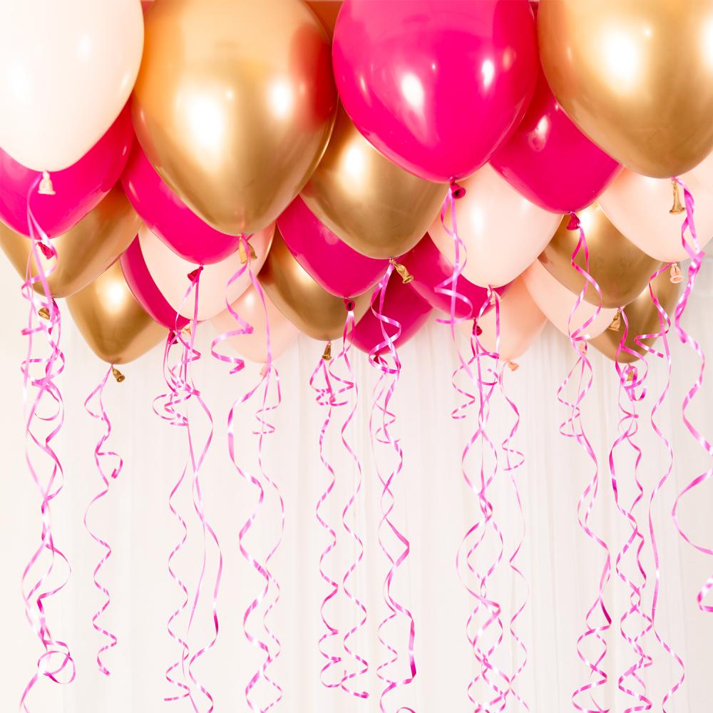Balloon Ceiling Kit - Premium Pink