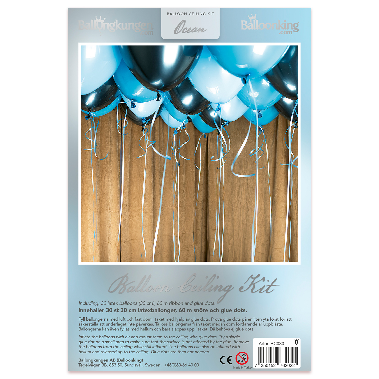 Balloon Ceiling Kit - Ocean