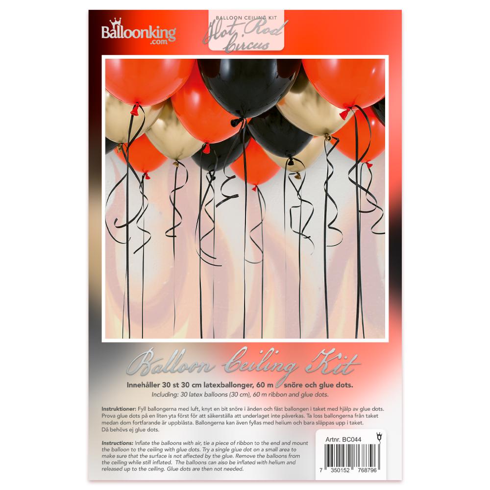 Balloon Ceiling Kit - Hot Rod Cirkus