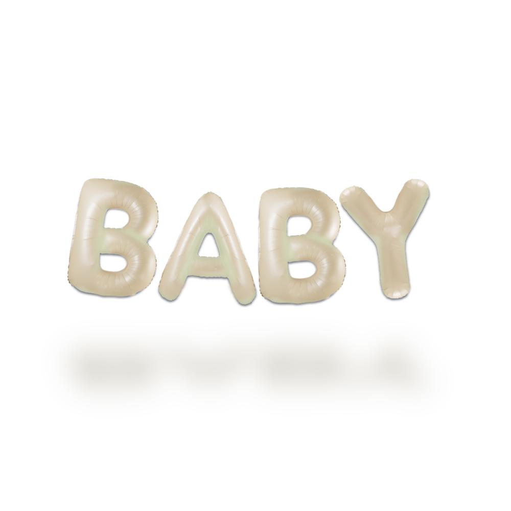 Ballonggirlang - BABY Cream 35 cm