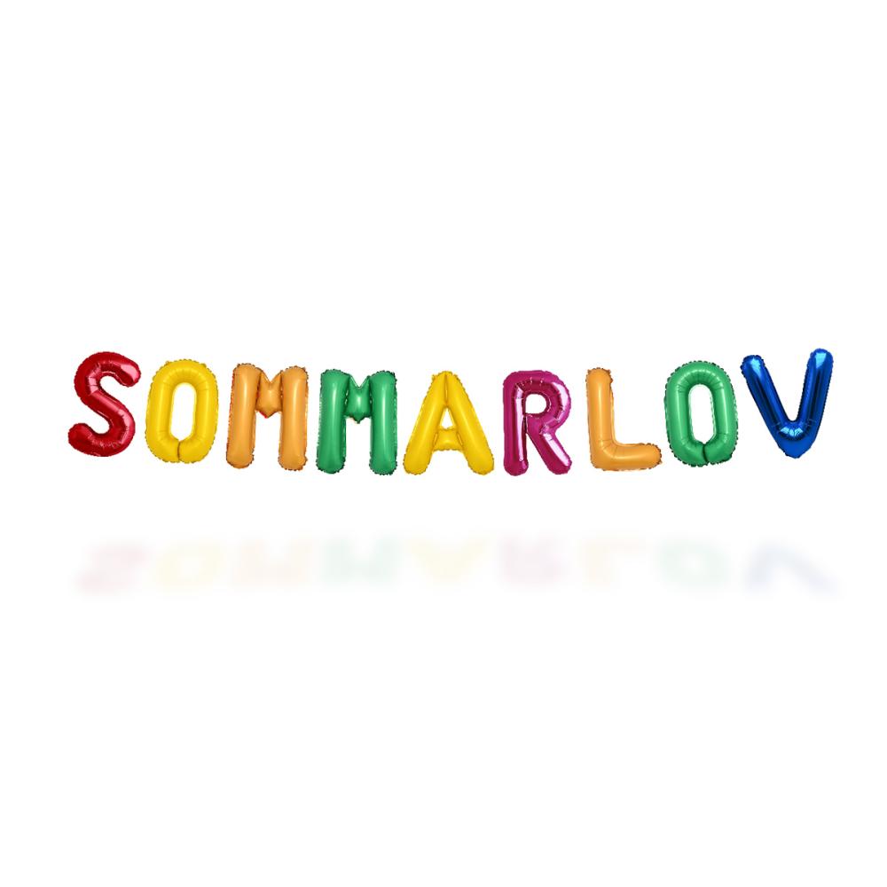 Ballonggirlang - SOMMARLOV - Multi Color 35 cm
