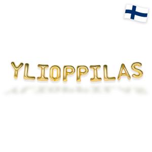 Ballonggirlang - YLIOPPILAS - Guld 35 cm