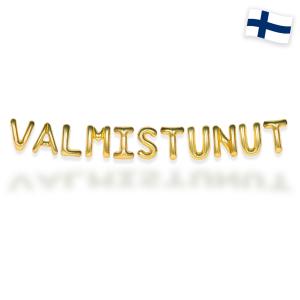 Ballonggirlang - VALMISTUNUT - Guld 35 cm